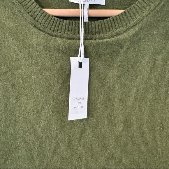 New StitchDrop Sweater Dress Color: Fern (green) Medium - Picture 12 of 12